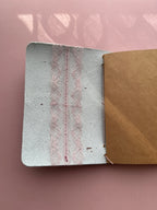 Dusty Pink Lace | A6 Bifold Cow Leather Journal