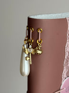 Dusty Pink Lace | A6 Bifold Cow Leather Journal