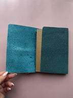 Dark Blue | A6 Bifold Stingray Leather Journal