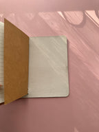 Blue Heart | A6 Bifold Cow Leather Journal