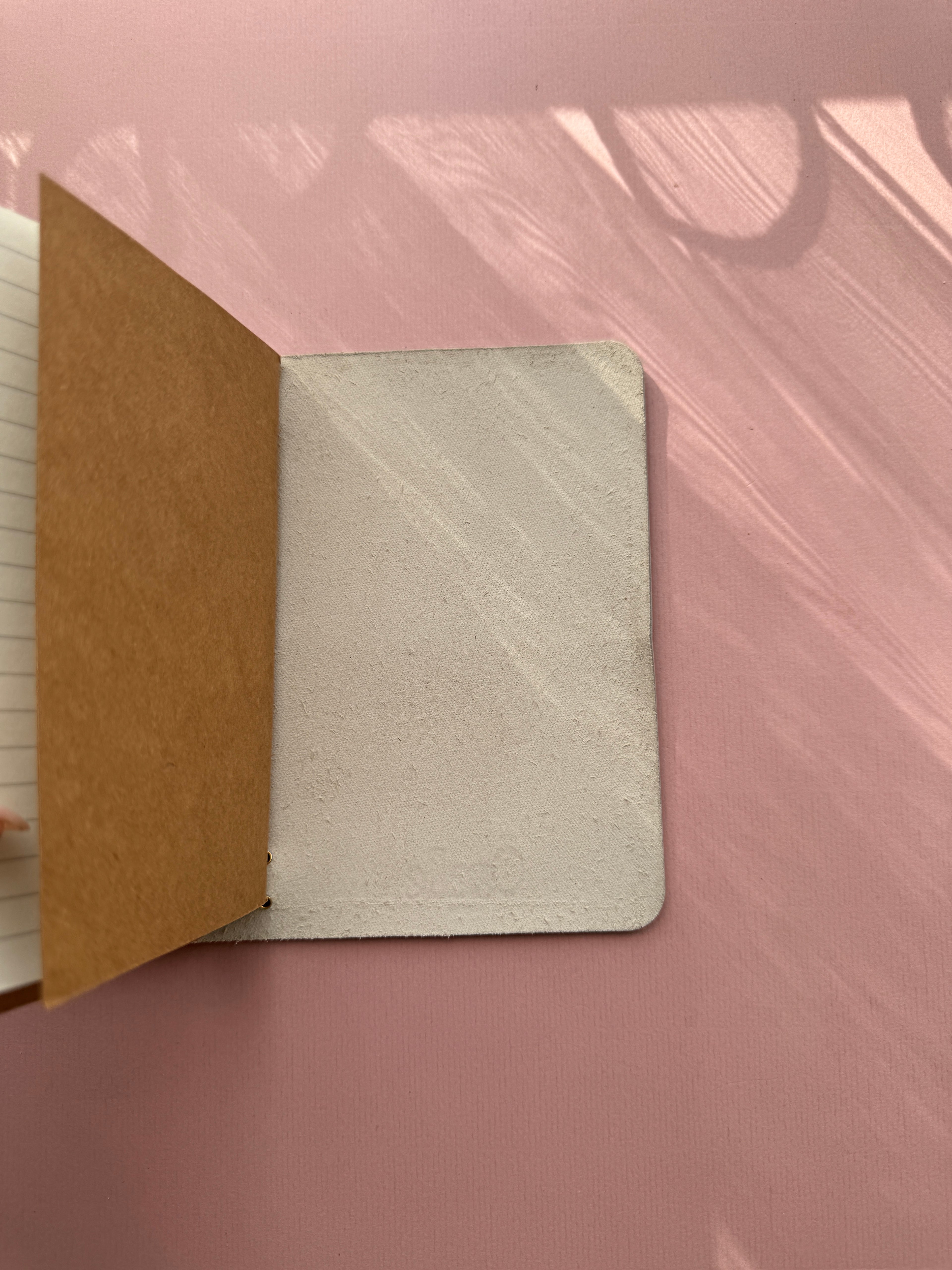 Blue Heart | A6 Bifold Cow Leather Journal