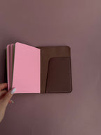 Checkered | A6 Vegan Trifold Leather Journal