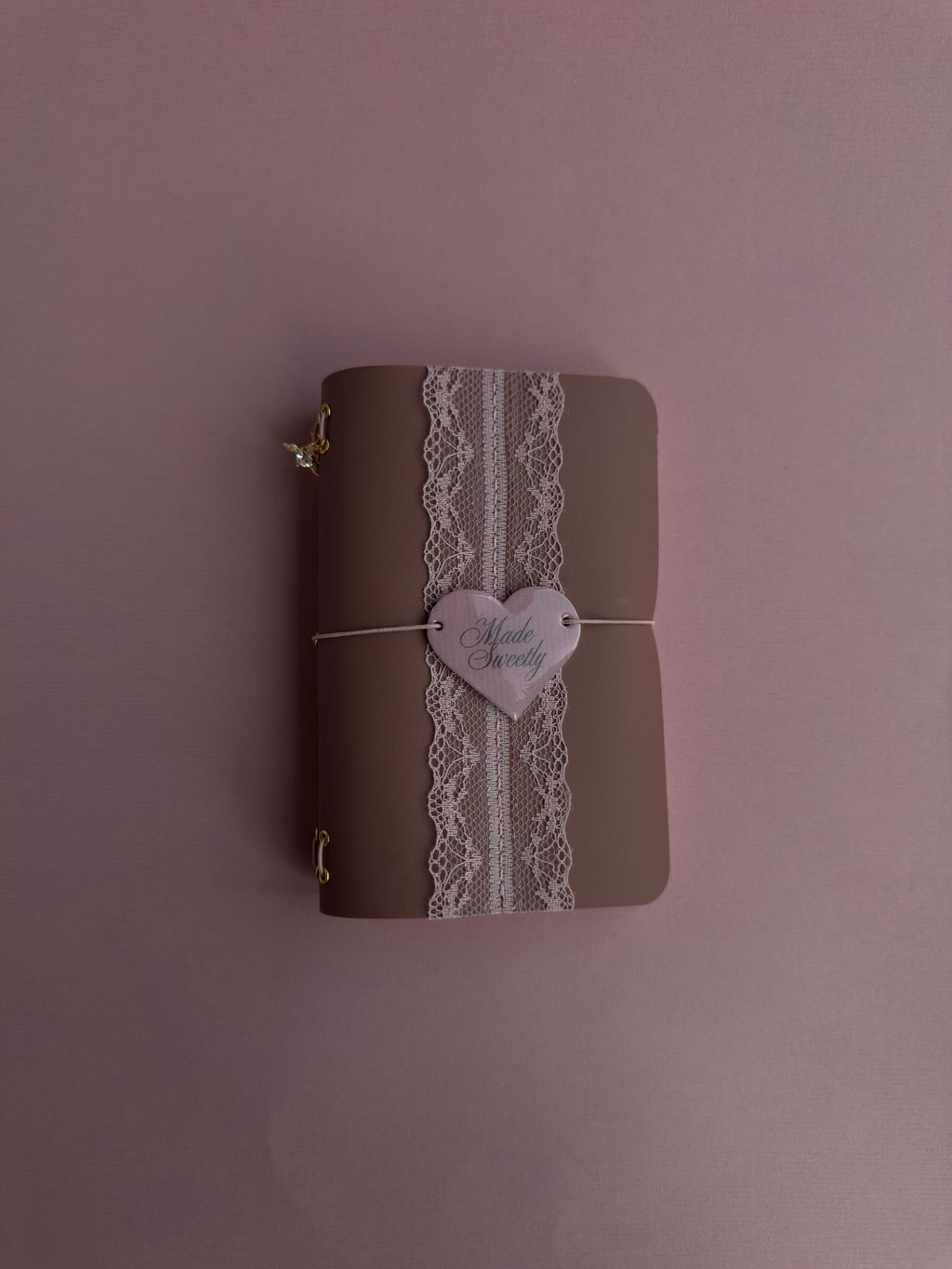 Made Sweetly Lace | A6 Cow Bifold Leather Journal