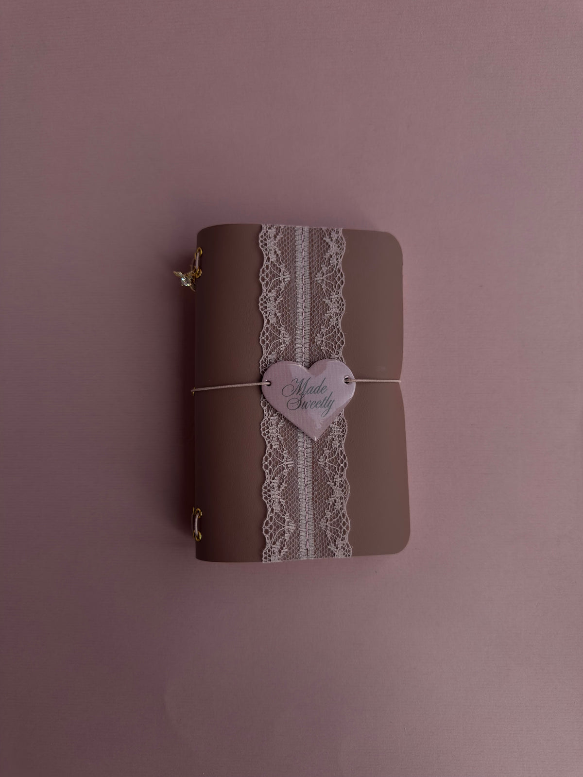 Made Sweetly Lace | A6 Cow Bifold Leather Journal