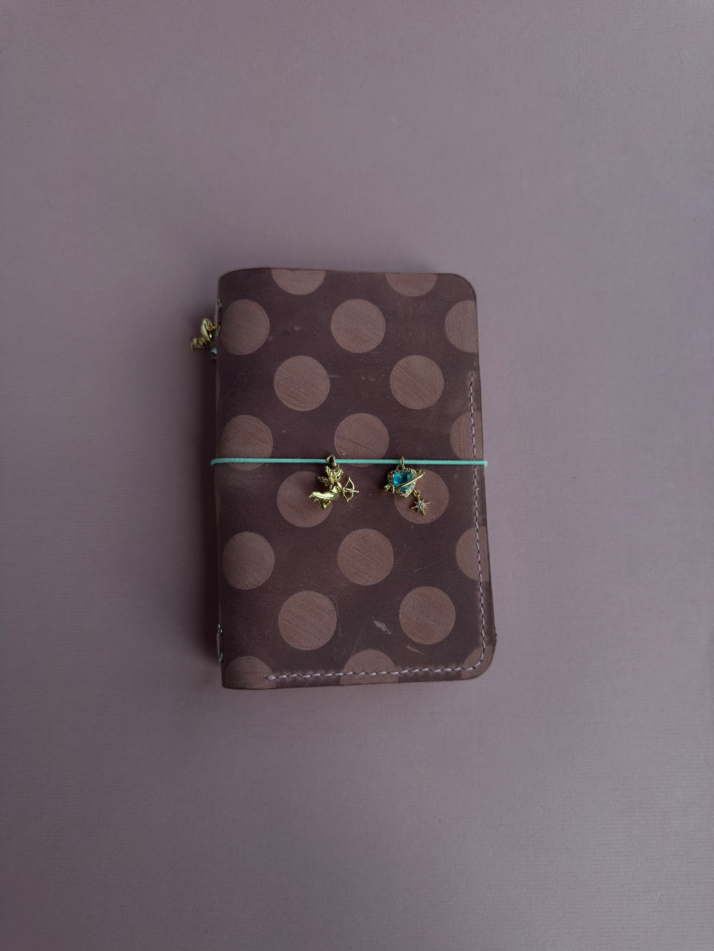 Dotted | A6 Vegan Bifold Leather Journal