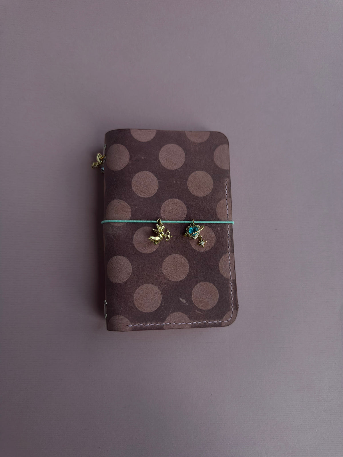 Dotted | A6 Vegan Bifold Leather Journal