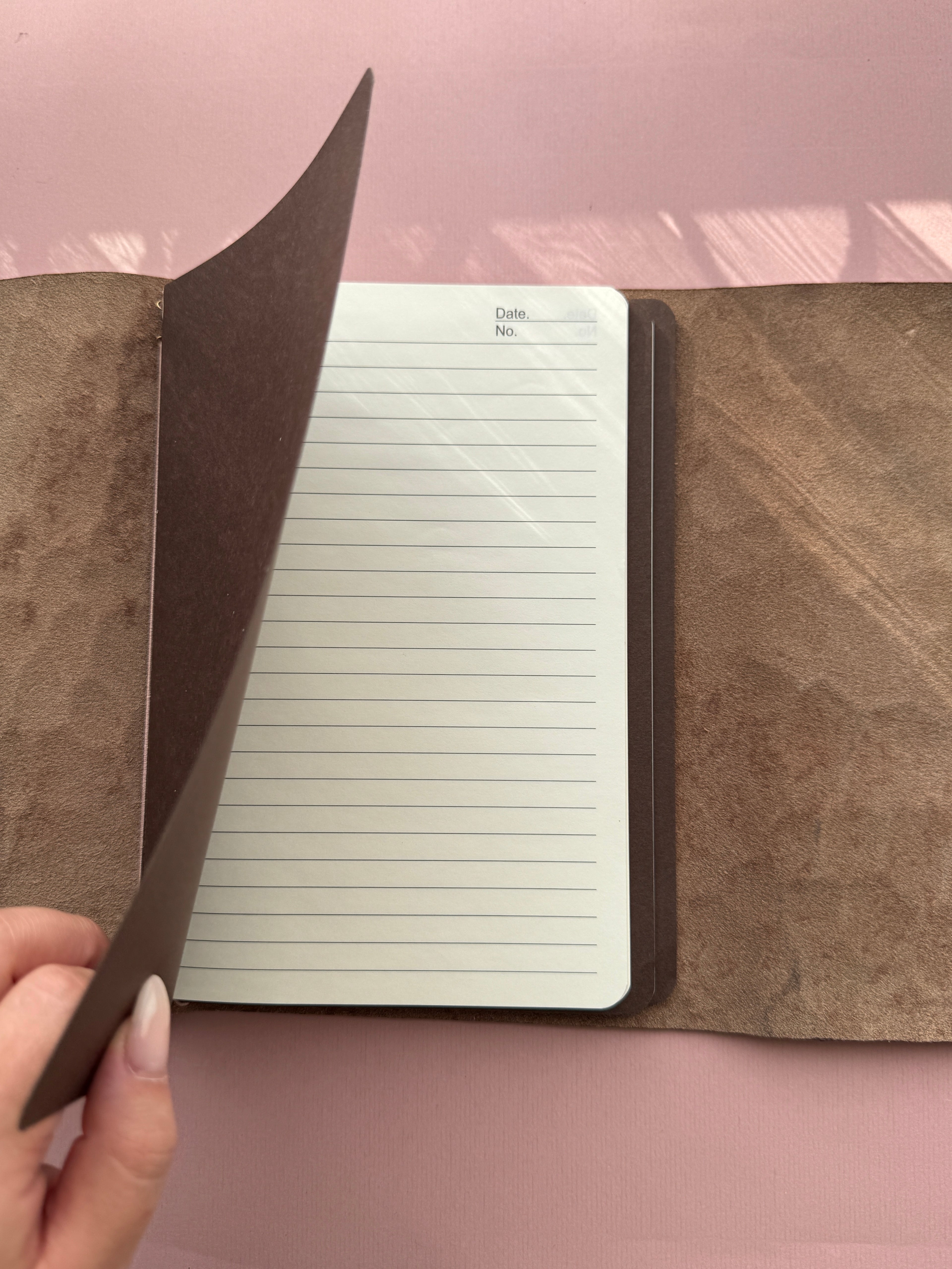 Rainbow | A5 Trifold Cow Leather Journal