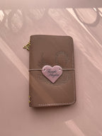 Dusty Pink Swan | A6 Bifold Cow Leather Journal