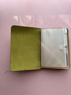 Green | A6 Bifold Cow Leather Journal