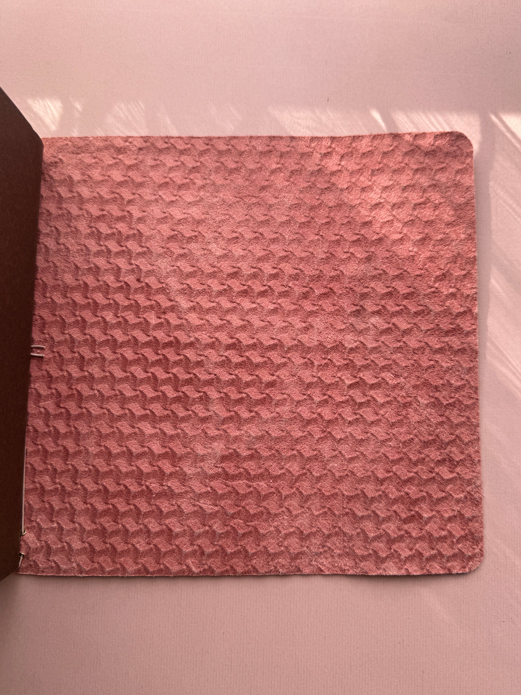 Bright Pink | A5 Trifold Cow Leather Journal