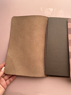 Dotted Dusty Pink | A5 Trifold Vegan Leather Journal