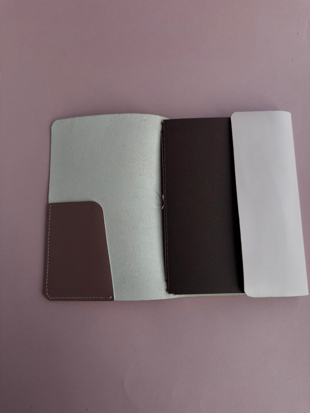 Angel | A5 Cow Trifold Leather Journal