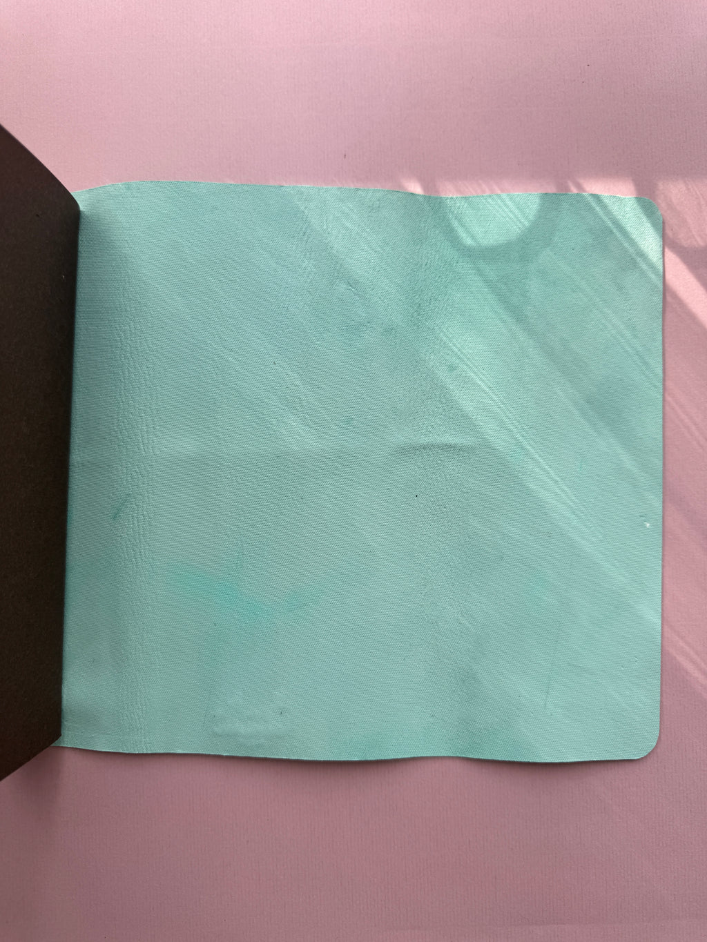 Turquoise | A5 Trifold Calf Leather Journal