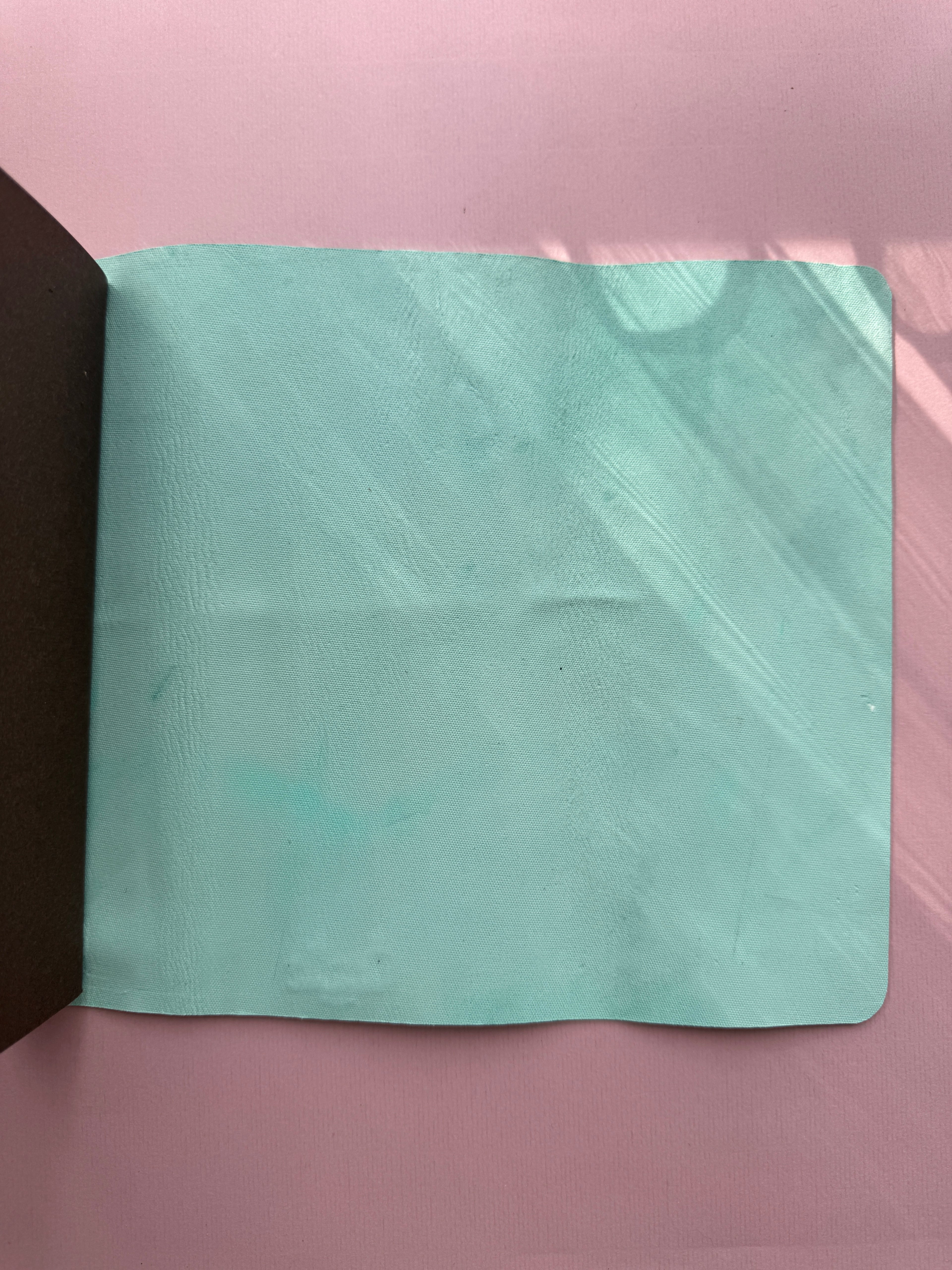 Turquoise | A5 Trifold Calf Leather Journal
