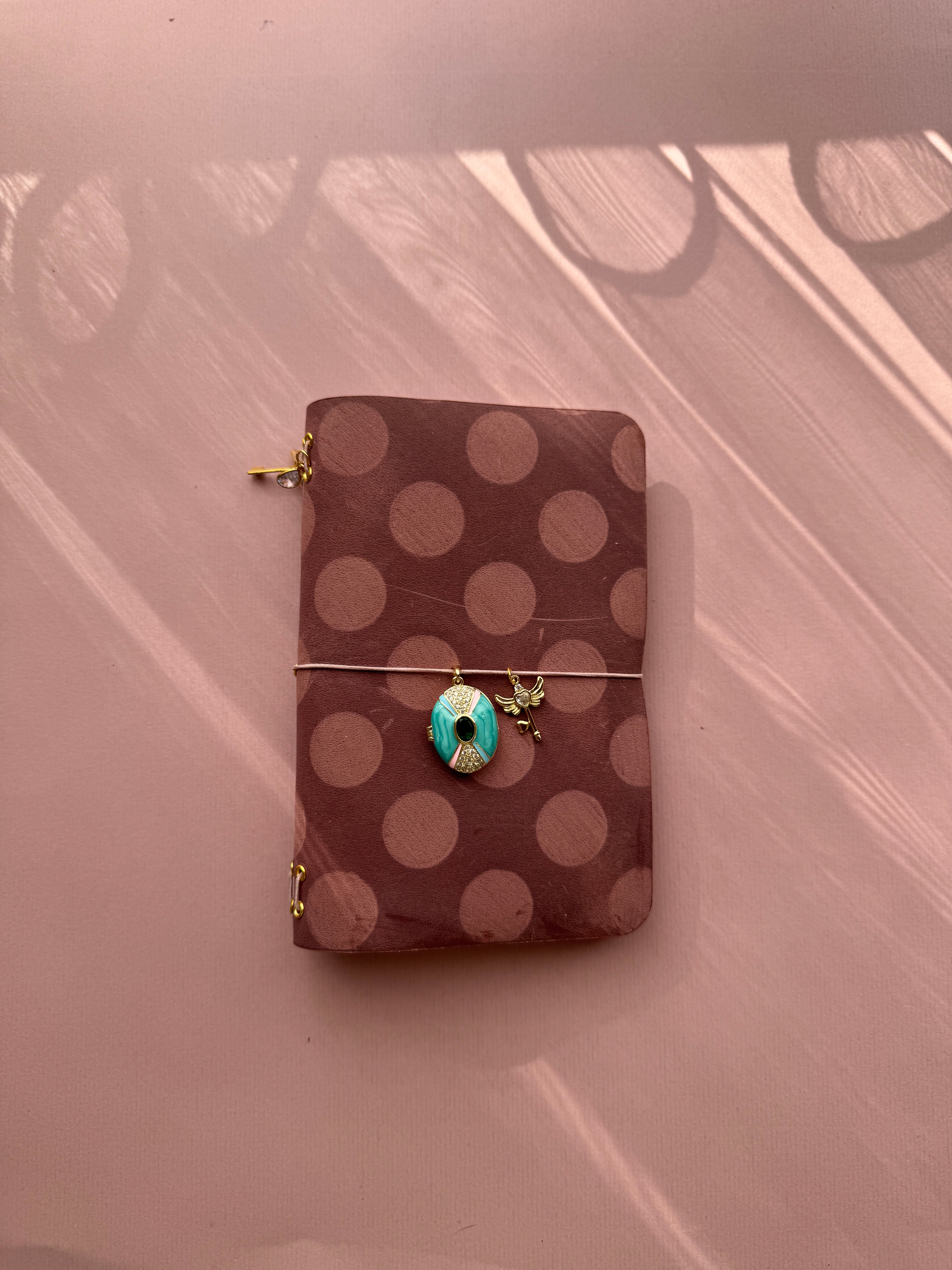 Dotted | A6 Bifold Vegan Leather Journal