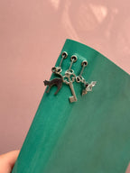 Turquoise | A5 Trifold Calf Leather Journal