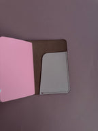 Blue Dotted | A6 Vegan Bifold Leather Journal