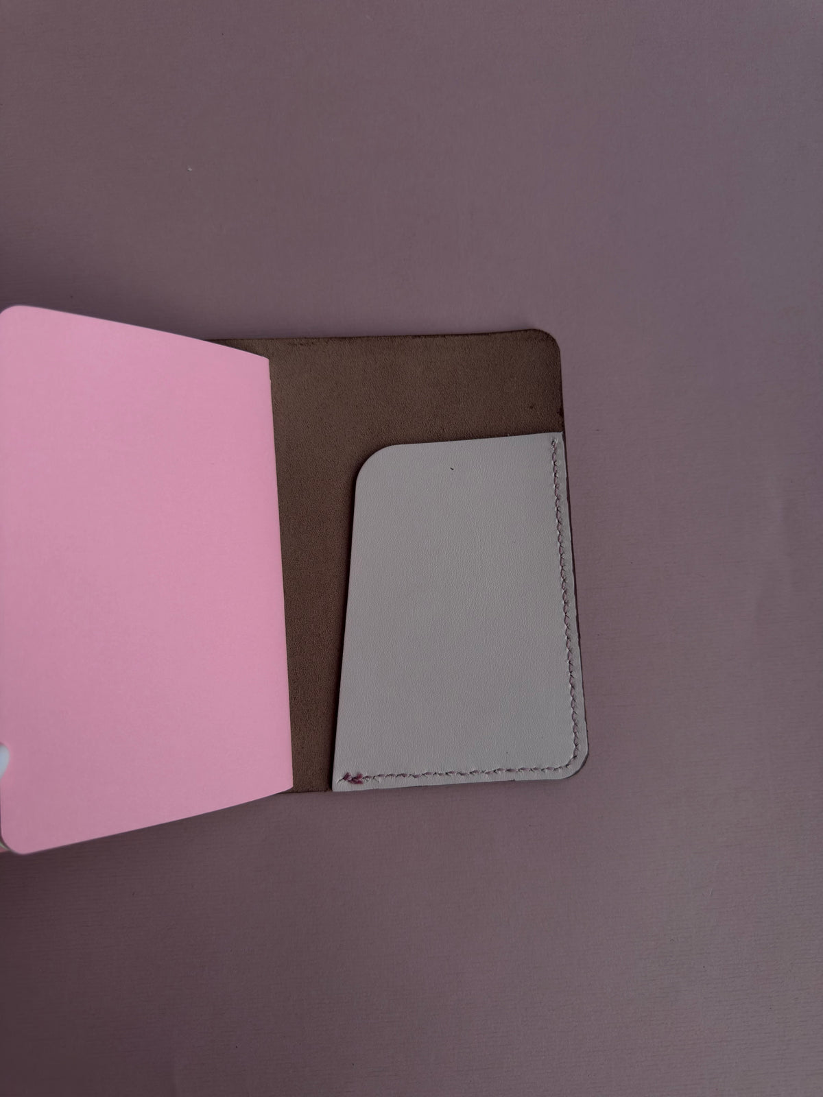 Blue Dotted | A6 Vegan Bifold Leather Journal