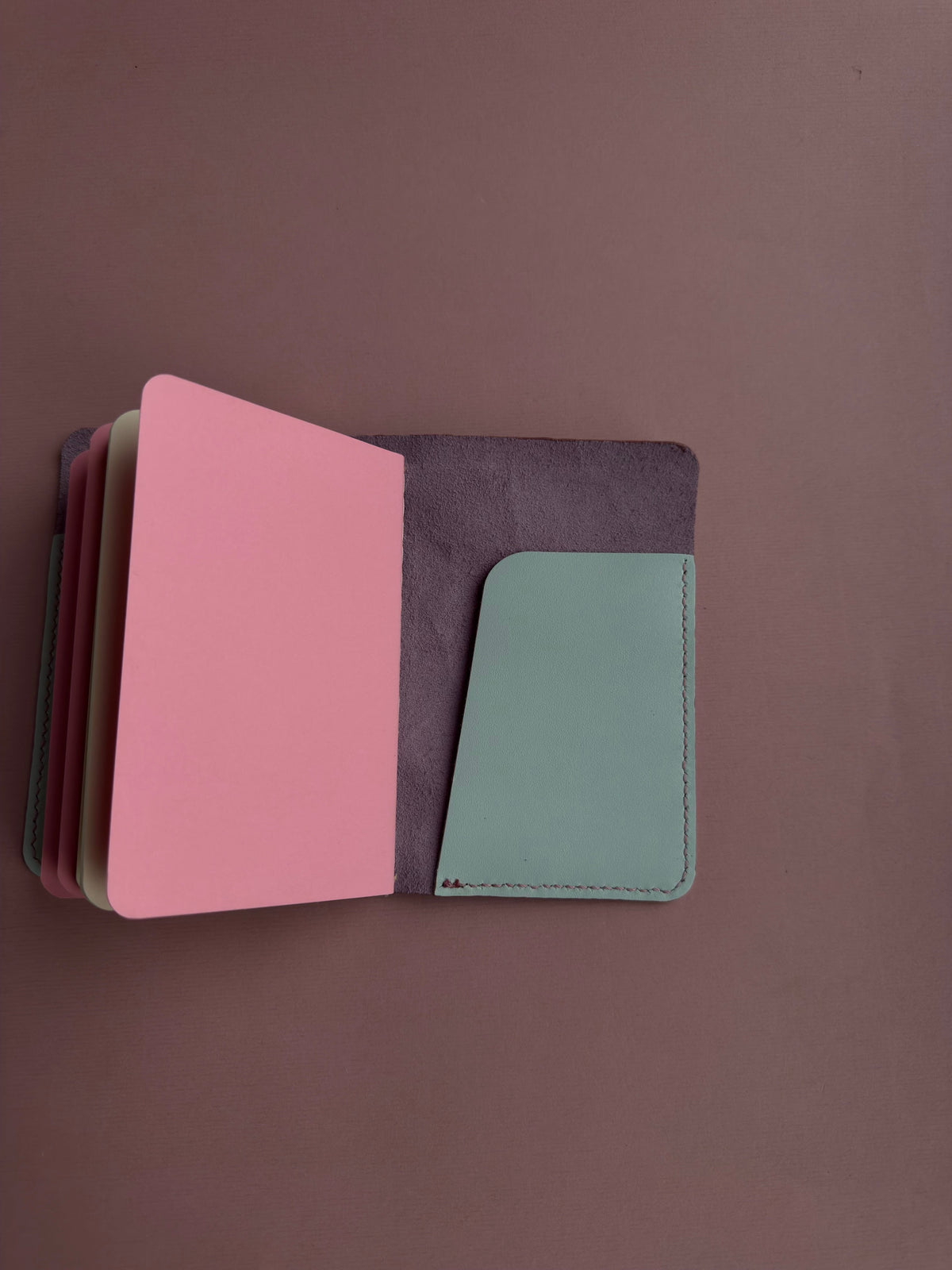 Cry Baby Lila Swan | A6 Bifold Cow Leather Journal