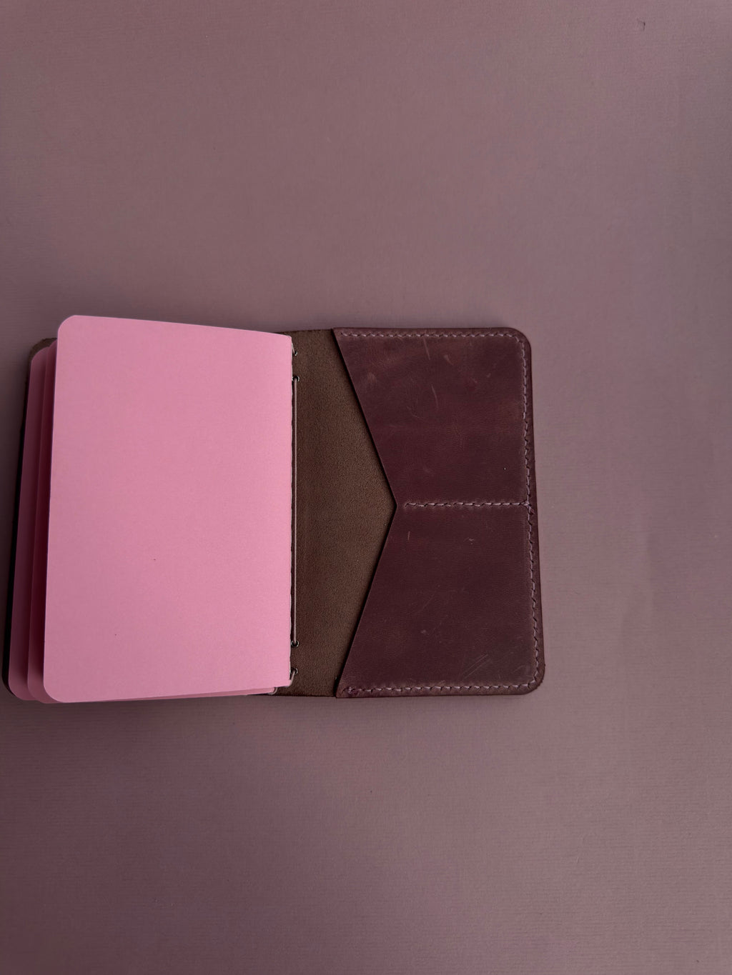 Dotted | A6 Vegan Bifold Leather Journal