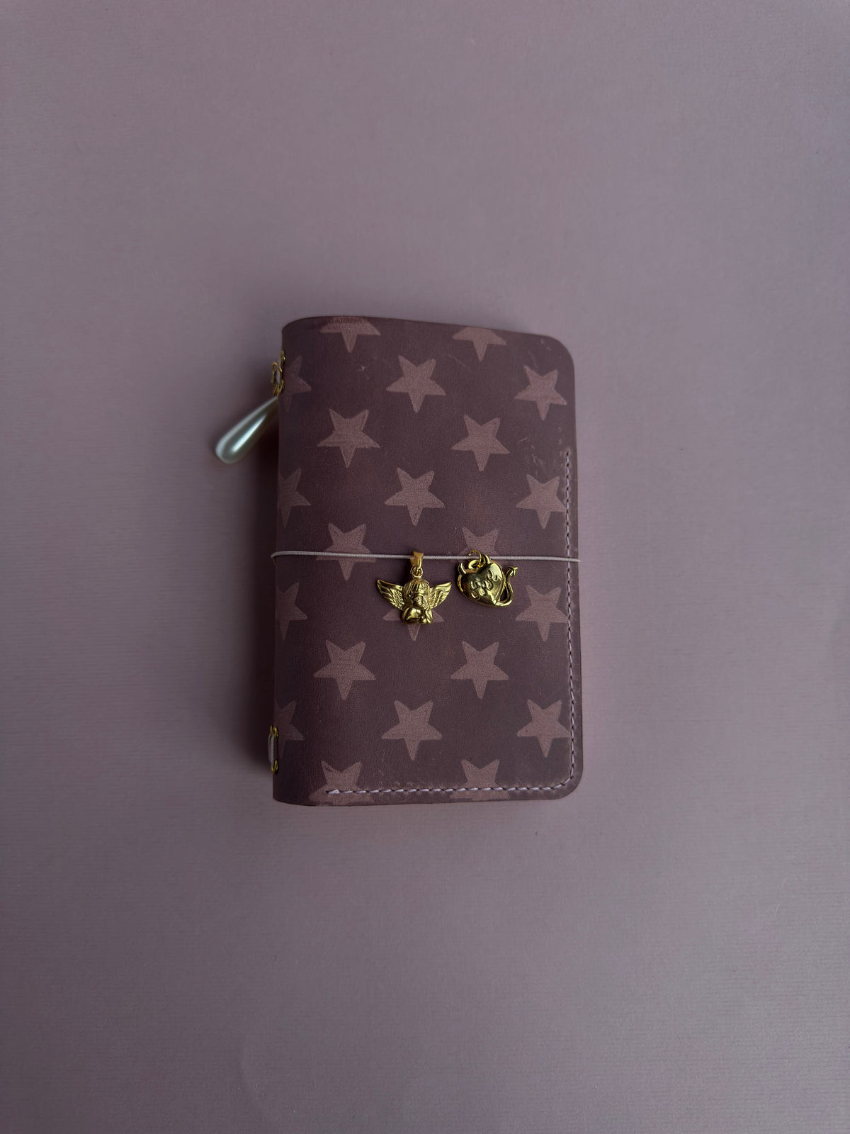Starred | A6 Vegan Bifold Leather Journal