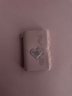 Pink Bunnies | A6 Cow Trifold Leather Journal