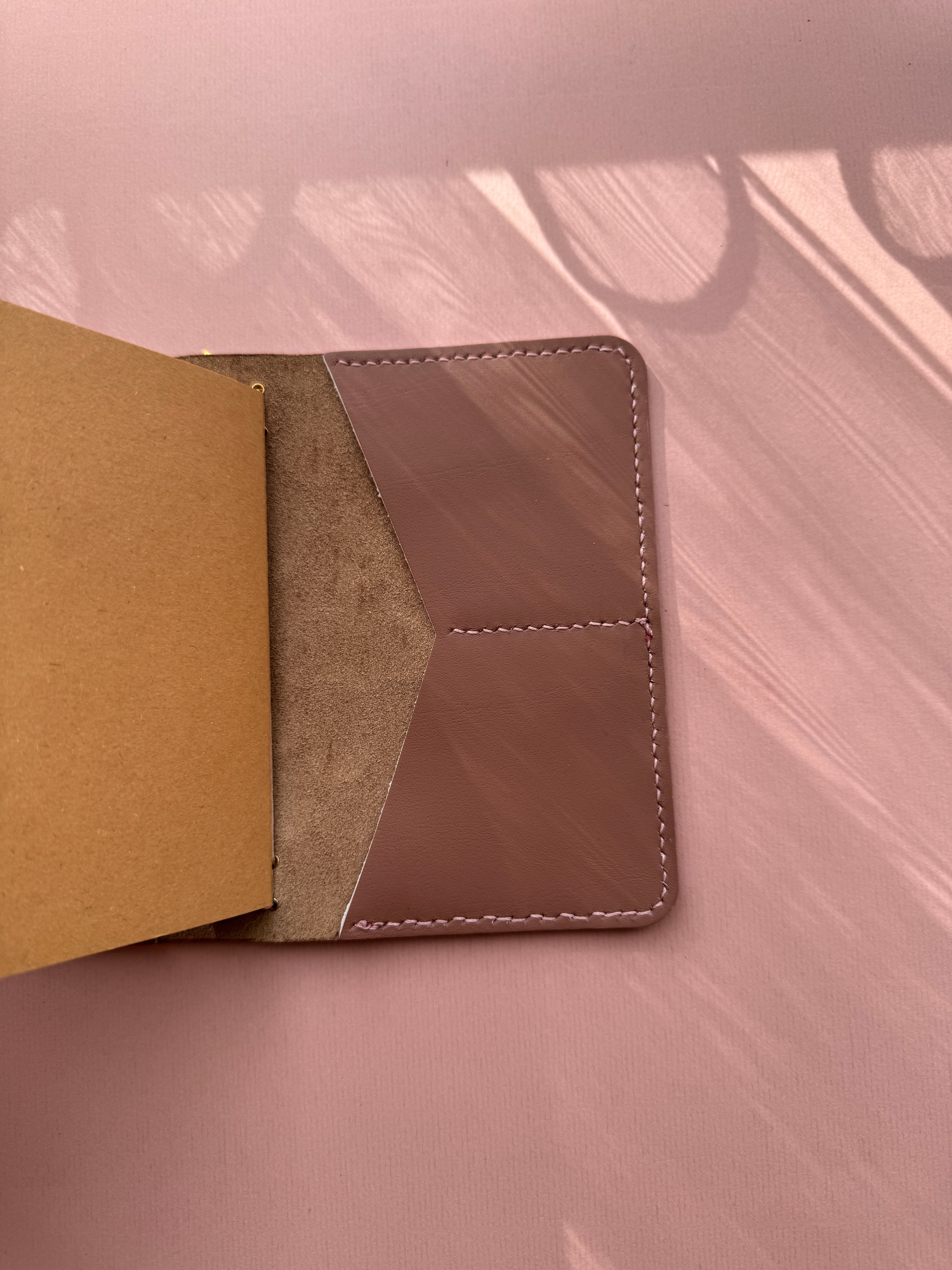 Rainbow | A6 Bifold Cow Leather Journal