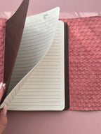 Bright Pink | A5 Trifold Cow Leather Journal