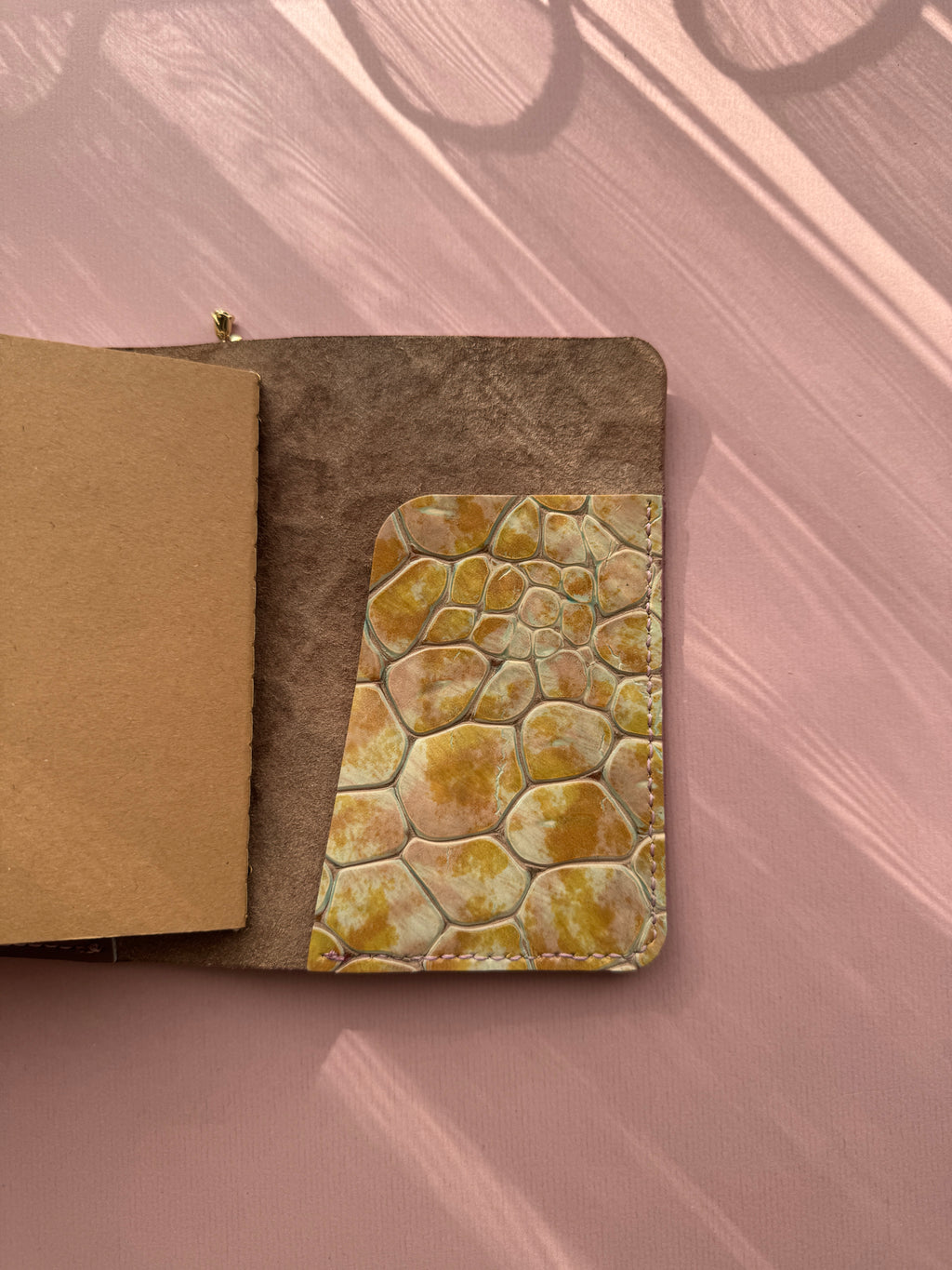 Rainbow | A6 Bifold Cow Leather Journal