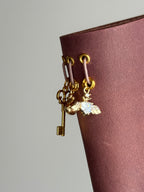 Dusty Pink Buttons | A6 Bifold Vegan Leather Journal
