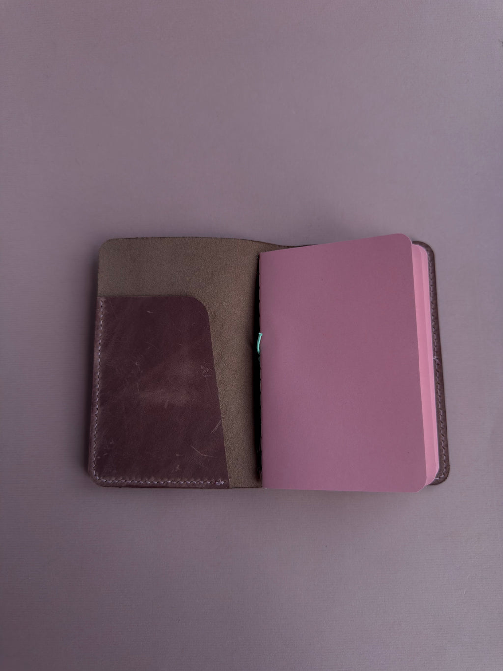 Dotted | A6 Vegan Bifold Leather Journal