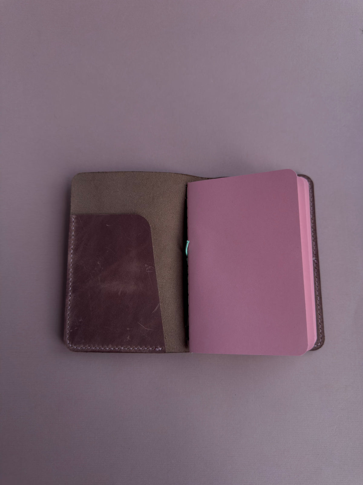 Dotted | A6 Vegan Bifold Leather Journal