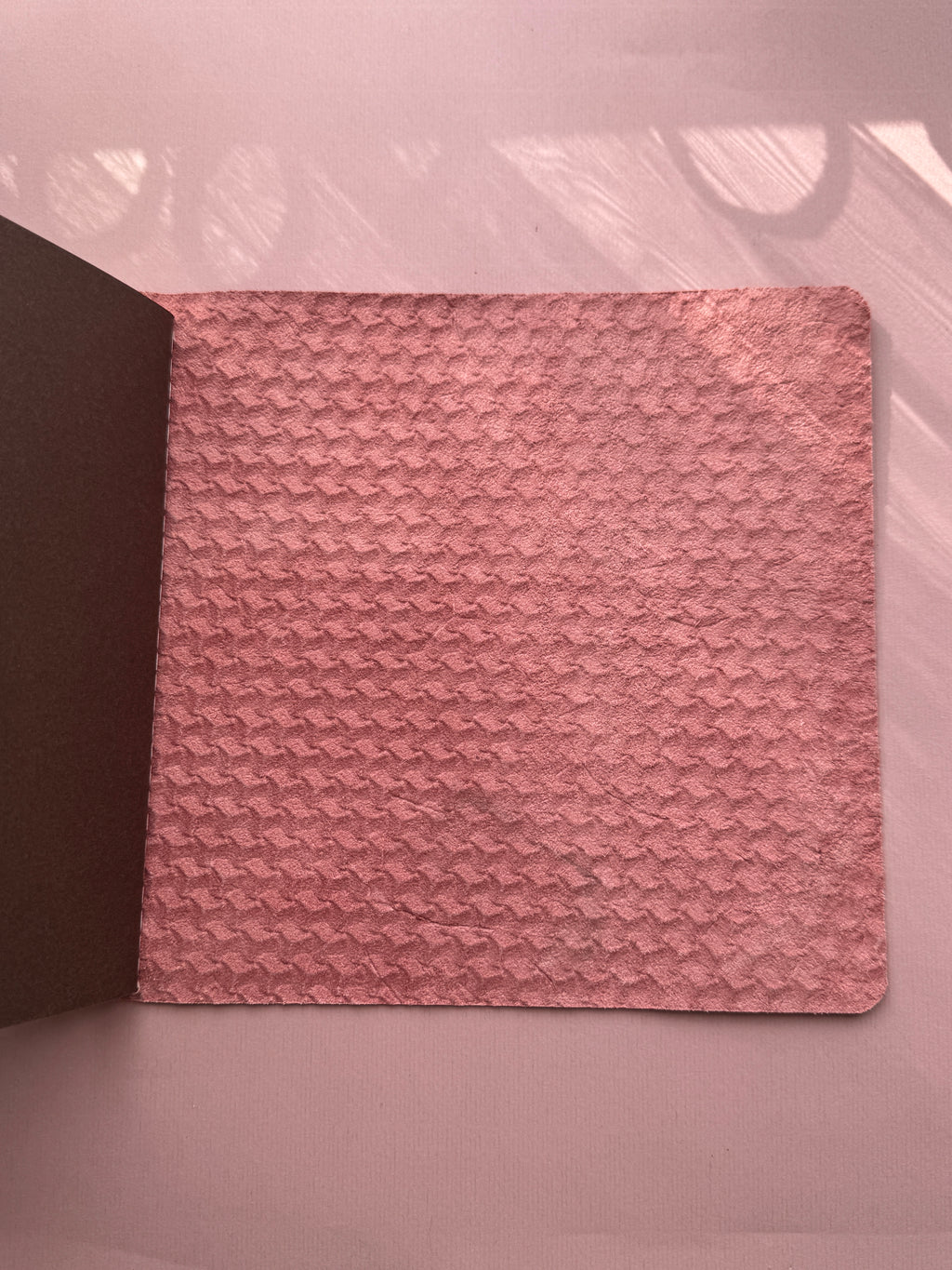 Bright Pink | A5 Trifold Cow Leather Journal