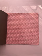 Bright Pink | A5 Trifold Cow Leather Journal