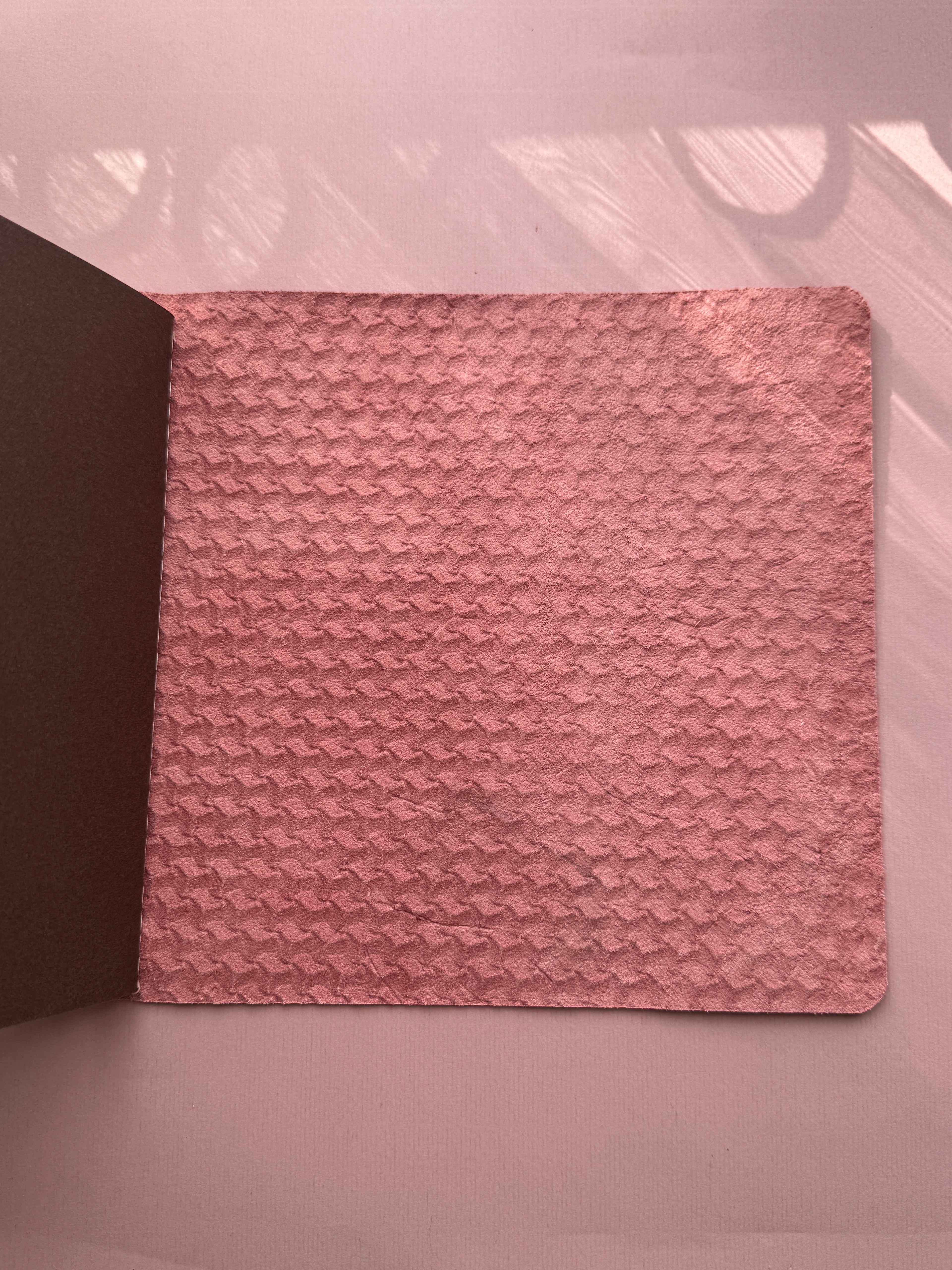 Bright Pink | A5 Trifold Cow Leather Journal