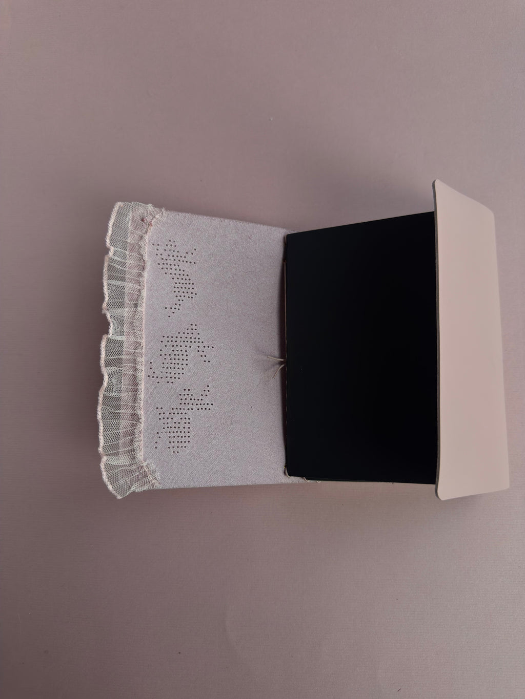 Pink Bunnies | A6 Cow Trifold Leather Journal
