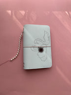 Blue Swans | A6 Bifold Cow Leather Journal