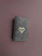 Intoxicating Lila Swan | A6 Bifold Cow Leather Journal