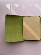 Green | A6 Bifold Cow Leather Journal