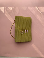 Green | A6 Bifold Cow Leather Journal