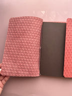 Bright Pink | A5 Trifold Cow Leather Journal