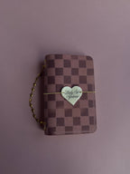 Checkered | A6 Vegan Trifold Leather Journal