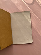 Light Pink | A6 Bifold Cow Leather Journal