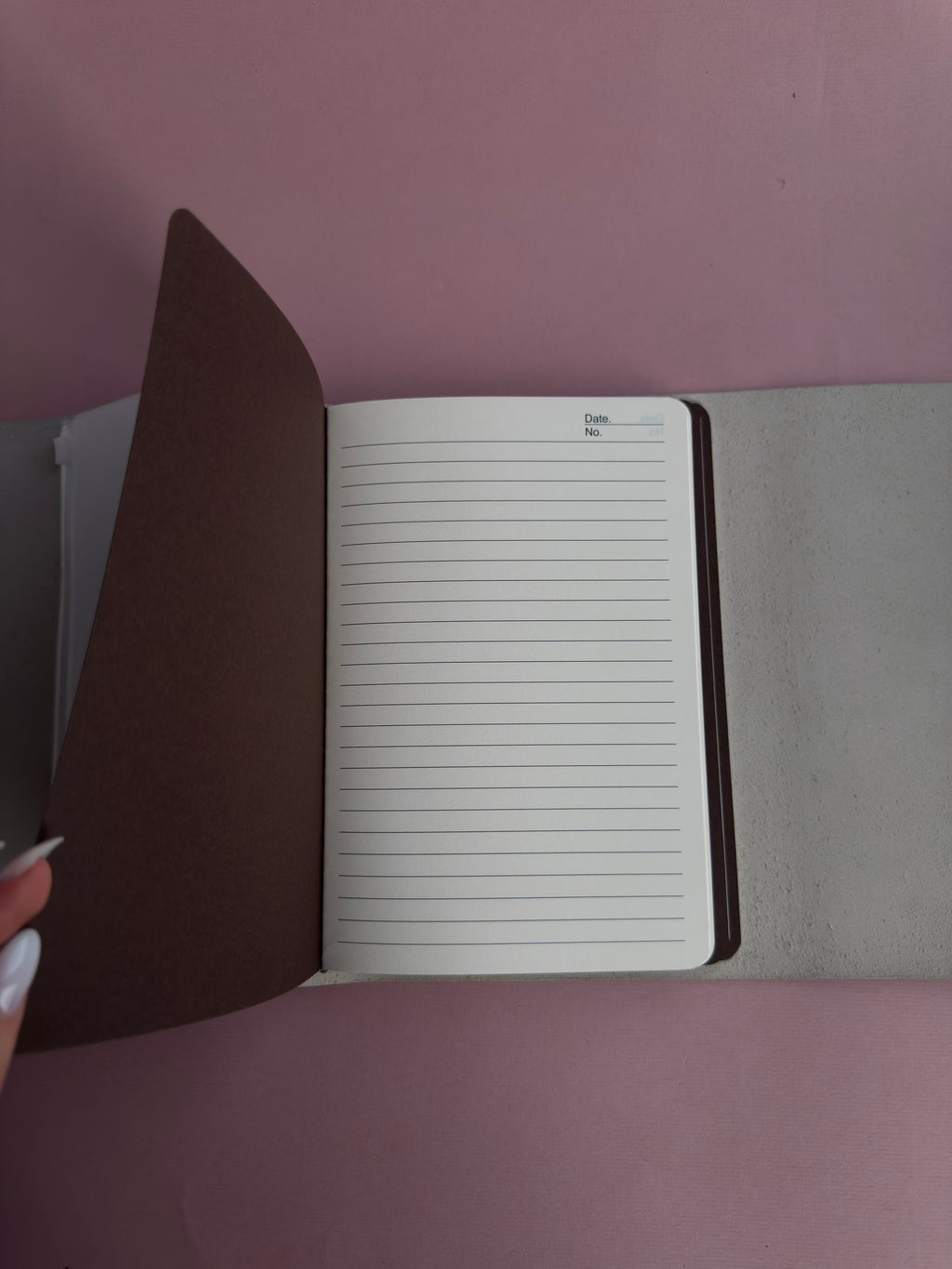 Blue Lacey | A5 Cow Trifold Leather Journal