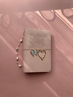 Light Pink | A6 Bifold Cow Leather Journal