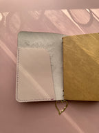 Light Pink | A6 Bifold Cow Leather Journal