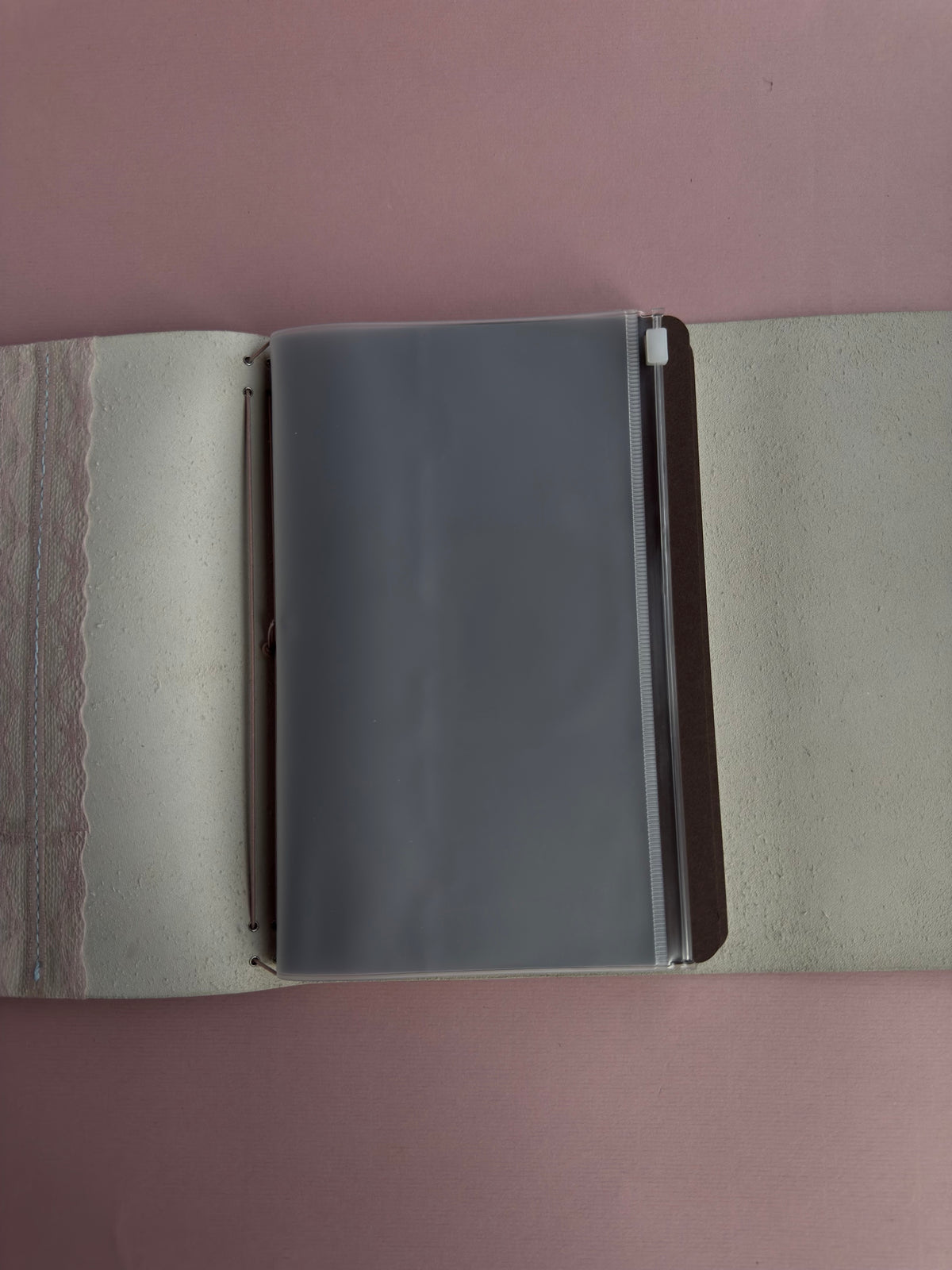 Blue Lacey | A5 Cow Trifold Leather Journal