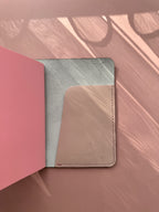 Dusty Pink Swan | A6 Bifold Cow Leather Journal