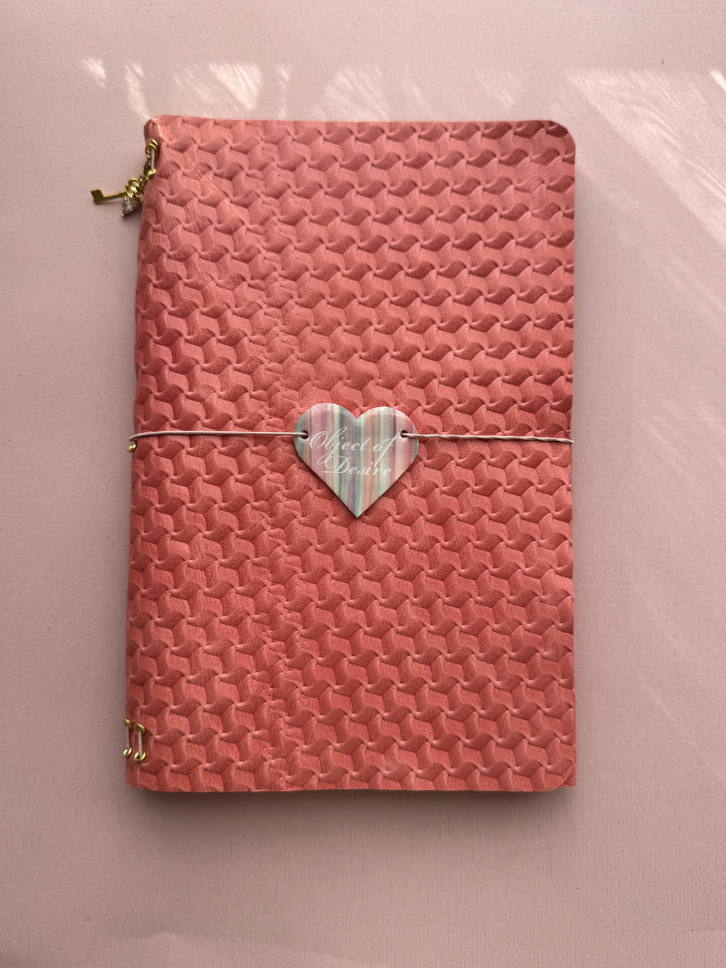 Bright Pink | A5 Trifold Cow Leather Journal