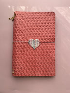 Bright Pink | A5 Trifold Cow Leather Journal
